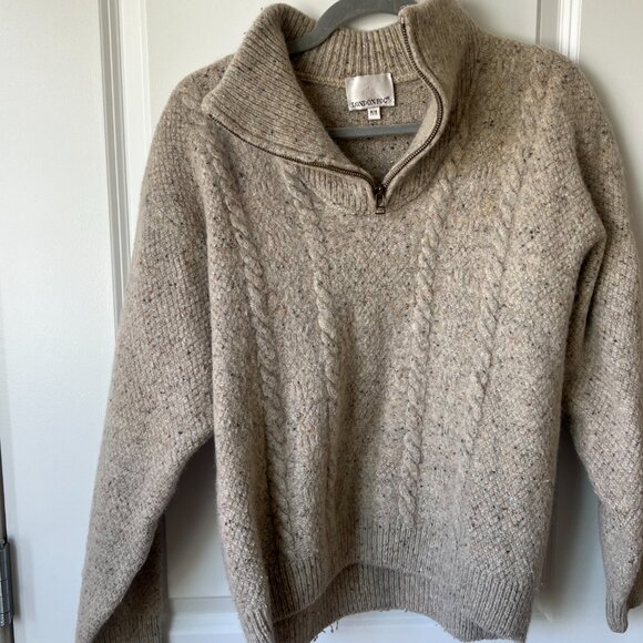 🧶 Beautiful & Cozy Wool Sweater – London Fog | Size M - Picture 4 of 9
